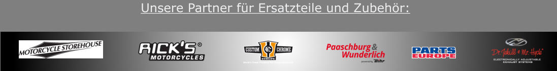 Unsere Partner für Ersatzteile und Zubehör: